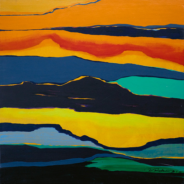 "Druck 'Bayerischer Wald', Größe 60 x 60cm"