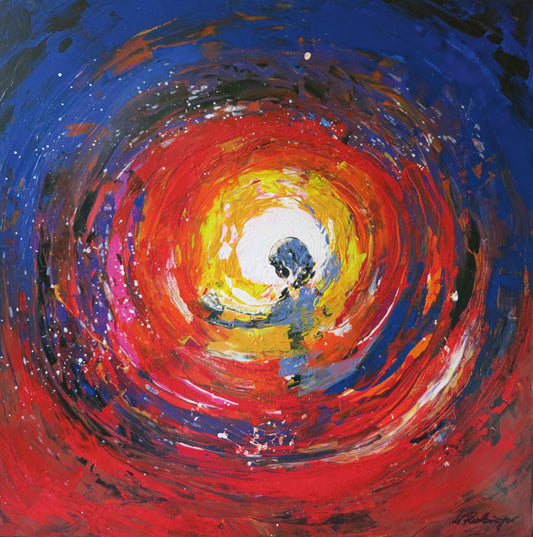 "Druck 'Die Schöpfung', Größe 60 x 60cm"