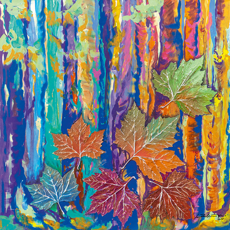 "Druck 'Jahreszeiten', Größe 60 x 60cm"
