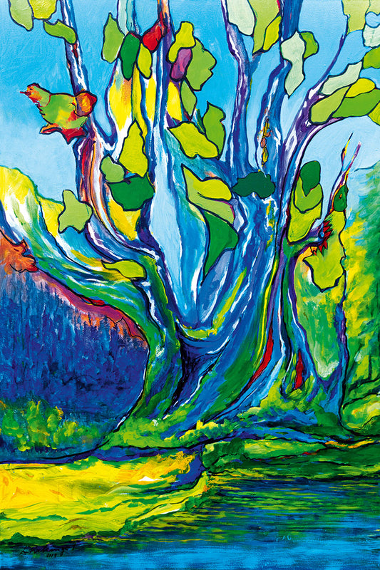 "Druck 'Das Werden', Größe 70 x 105cm"