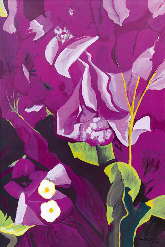 "Druck 'Bougain-Villea', Größe 60 x 90cm"