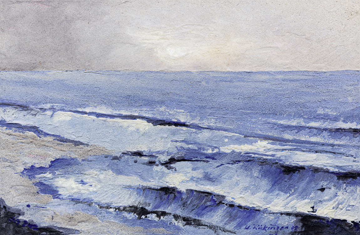 "Druck 'Sandbild Sonnenaufgang', Größe 90 x 60cm"