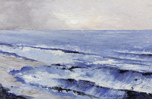 "Druck 'Sandbild Sonnenaufgang', Größe 90 x 60cm"