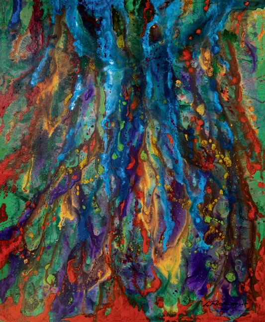 "Druck 'Urknall', Größe 70 x 85cm"